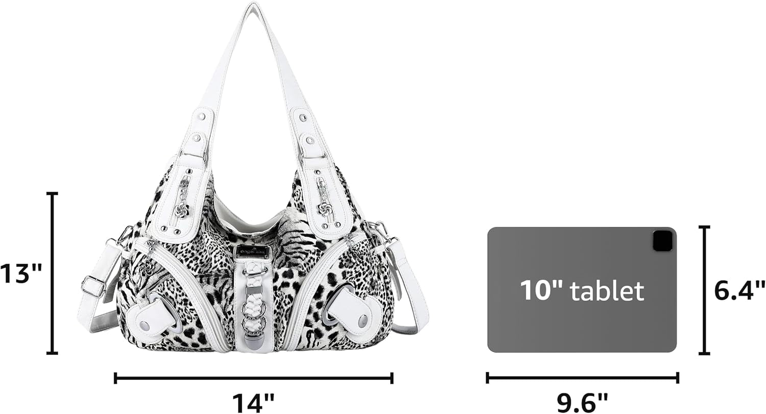 Angelkiss Hobo Purses and Handbags for Women Satchel Handbag Women Purses Large Daily Shoulder Bags